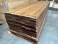 18x145MM  waxed bruin vurenhouten planken geschaafd 390 cm lang