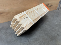 Pikket paal met oranje kop 40 cm lengte Bos 100st