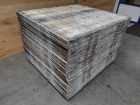 126x140CM Grenen steenschot gebruikt 4.3cm dik