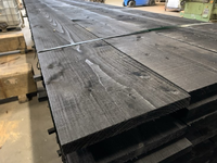 25x270MM Vurenhouten brede zwarte potdeksel delen 500 cm