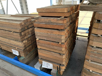 5x5CM hardhout gebruikt 80cm