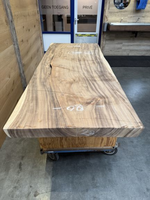 Suar boomstam tafelblad A161 80 x 200cm , unieke en massieve tafelblad