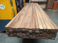 45x70mm Iroko geschaafd 140cm