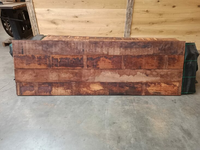 80x250CM beschoeiingschot vol hardhout