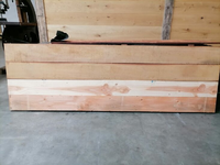 80x250CM Combi vuren- en hardhouten beschoeiingsschot