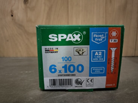 6x100MM Spax RVS