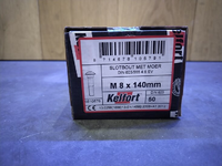 m8x140MM gegalvaniseerd 50ST