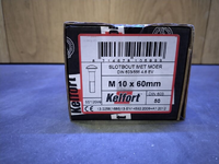 m10x60MM gegalvaniseerd 50ST
