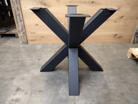 80x80CM Matrix onderstel zwart gepoedercoat koker 10x10cm